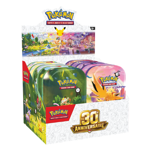 POKÉMON - Mini Tin 30e Anniversaire Display de 10
