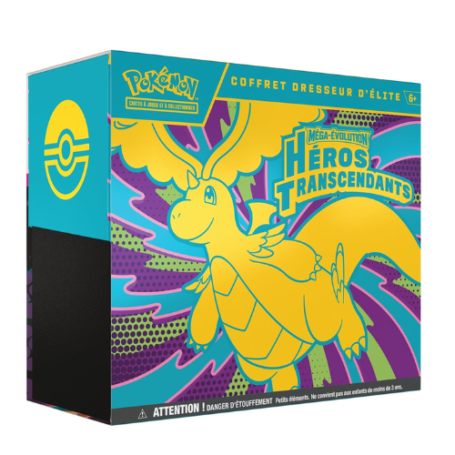 POKÉMON – Méga Évolution – Héros Transcendants – Elite Trainer Box – FR
