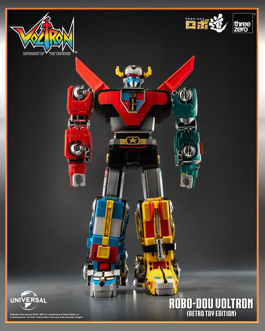 Voltron: Defender of the Universe figurine Robo-Dou Voltron Retro Toy Edition 27 cm
