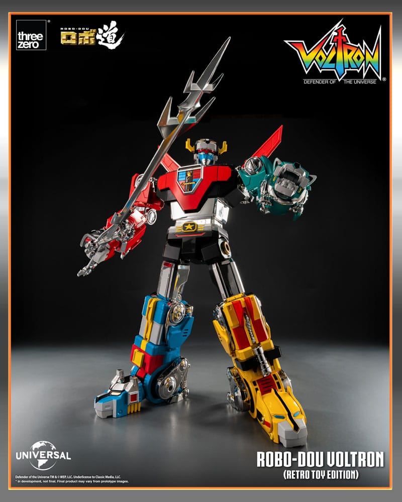 Voltron: Defender of the Universe figurine Robo-Dou Voltron Retro Toy Edition 27 cm