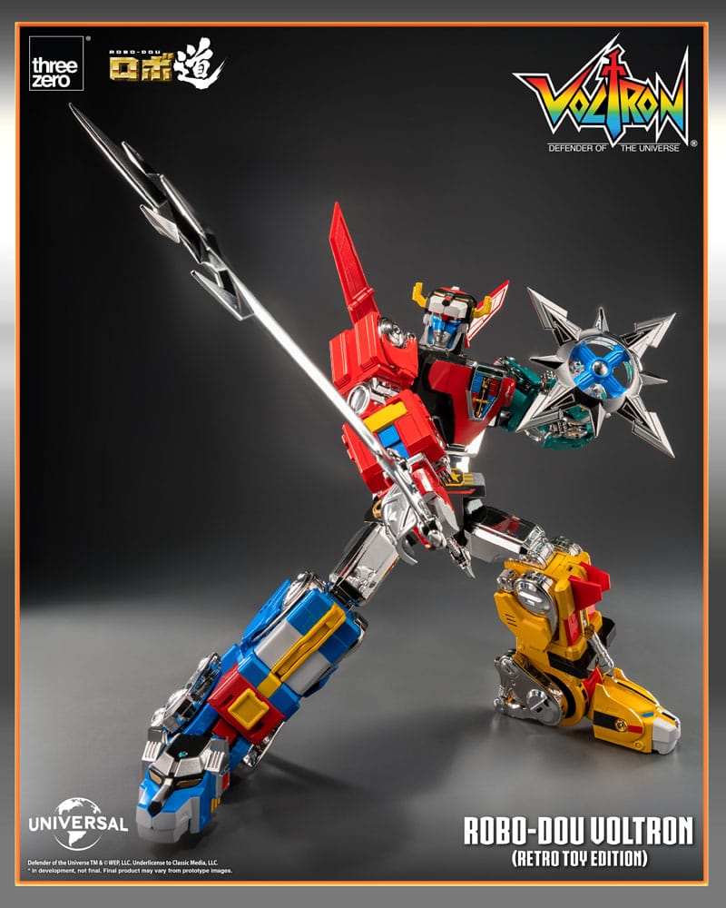 Voltron: Defender of the Universe figurine Robo-Dou Voltron Retro Toy Edition 27 cm
