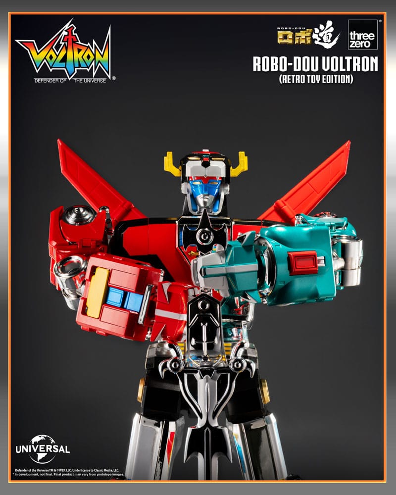 Voltron: Defender of the Universe figurine Robo-Dou Voltron Retro Toy Edition 27 cm