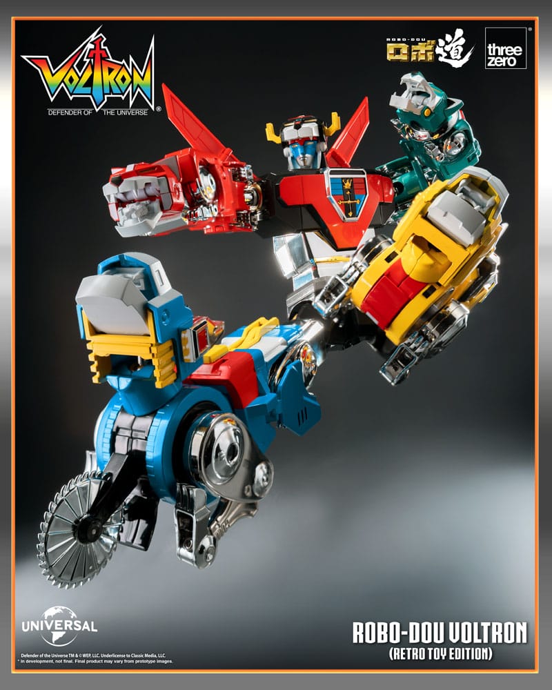 Voltron: Defender of the Universe figurine Robo-Dou Voltron Retro Toy Edition 27 cm