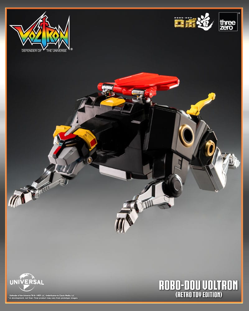 Voltron: Defender of the Universe figurine Robo-Dou Voltron Retro Toy Edition 27 cm