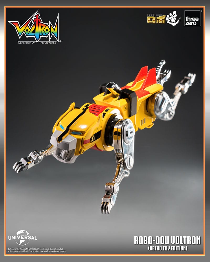Voltron: Defender of the Universe figurine Robo-Dou Voltron Retro Toy Edition 27 cm