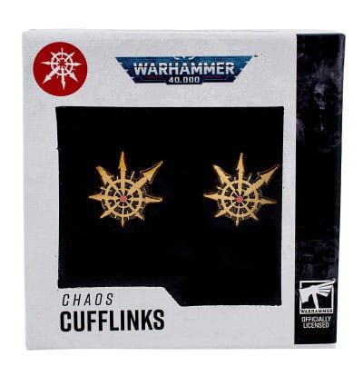 Warhammer 40,000  boutons de manchette Chaos