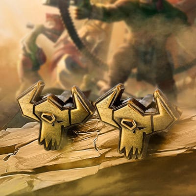 Warhammer 40,000  boutons de manchette Orks