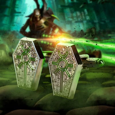 Warhammer 40,000  boutons de manchette Necrons