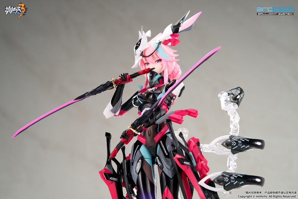 Honkai Impact 3rd figurine Arctech Posable Series 1/8 Sakura Yae Darkbolt Jonin Neon Shade Ver. 22 cm