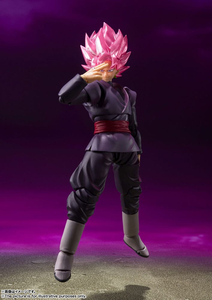 Dragon Ball Super figurine S.H. Figuarts Goku Black - Super Saiyan Rose Reissue 14 cm