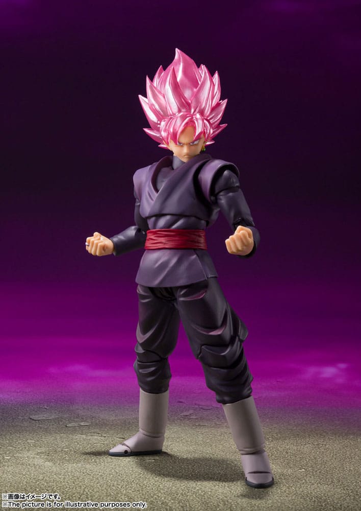 Dragon Ball Super figurine S.H. Figuarts Goku Black - Super Saiyan Rose Reissue 14 cm