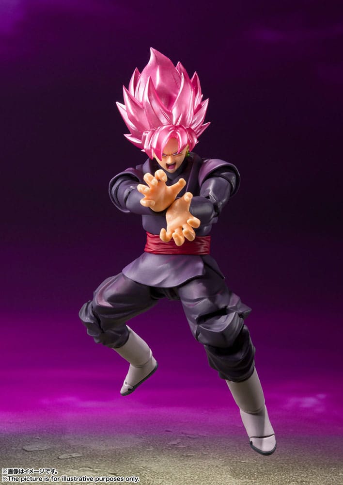 Dragon Ball Super figurine S.H. Figuarts Goku Black - Super Saiyan Rose Reissue 14 cm