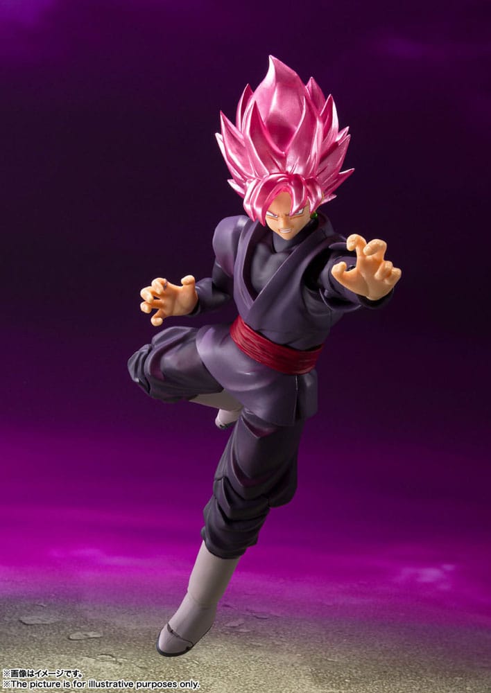 Dragon Ball Super figurine S.H. Figuarts Goku Black - Super Saiyan Rose Reissue 14 cm