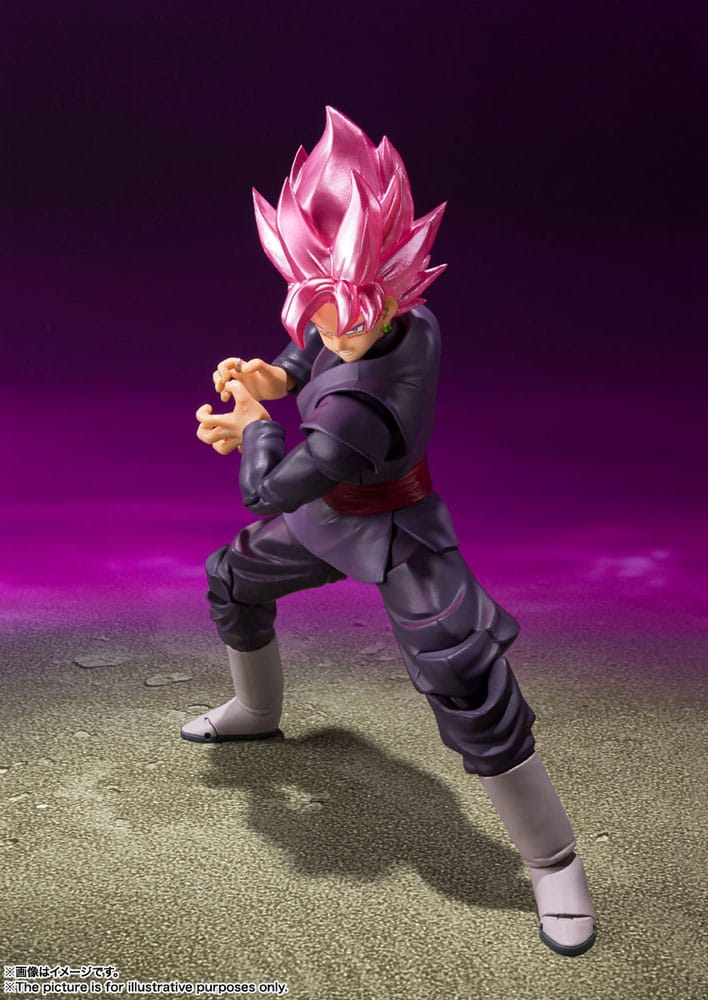 Dragon Ball Super figurine S.H. Figuarts Goku Black - Super Saiyan Rose Reissue 14 cm