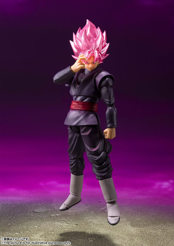 Dragon Ball Super figurine S.H. Figuarts Goku Black - Super Saiyan Rose Reissue 14 cm