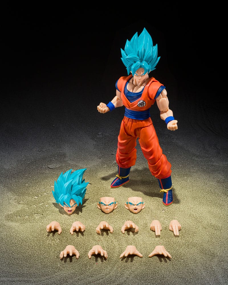 Dragon Ball Super figurine S.H.Figuarts Super Saiyan God Super Son Goku (Blue power transcending Limits) 15 cm