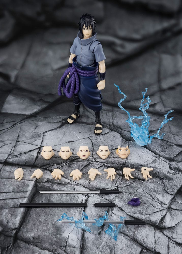 Naruto figurine S.H.Figuarts Sasuke Uchiha Solitary Shinobi 15 cm
