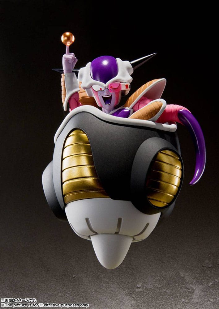 Dragon Ball Z figurine S.H. Figuarts Frieza (First Form) & Frieza Pod Reissue 11 cm