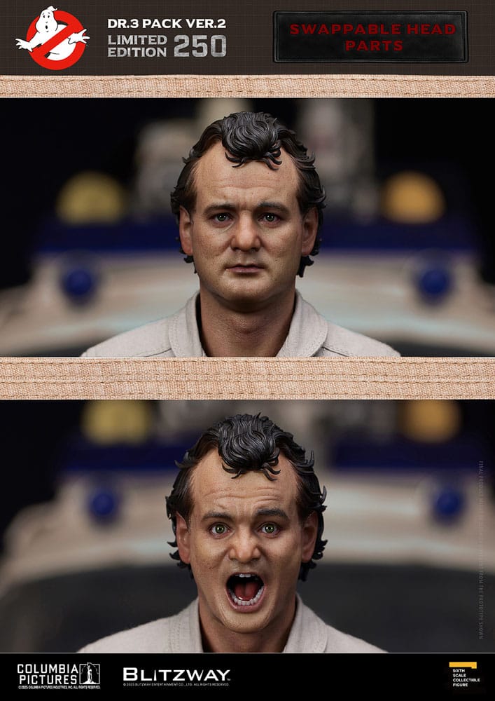 SOS Fantômes pack 3 figurines Premium UMS 1/6 Venkman, Stantz, Spengler Ver. 2 31 cm