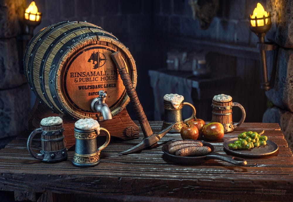 Mythic Legions Horror of Einsamall Zone accessoires pour figurines Einsamall Inn & Public House Accessory Set