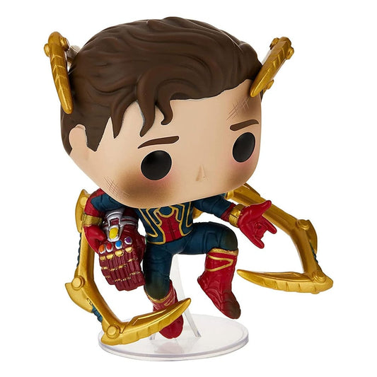 Avengers: Endgame POP! Movies Vinyl Figur Unmasked Spider-Man 9 cm