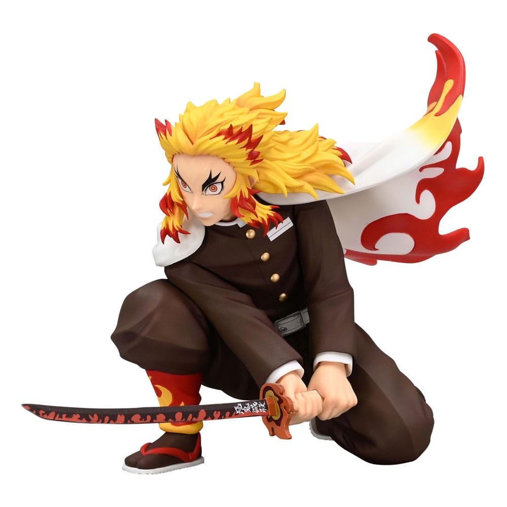 Demon Slayer: Kimetsu no Yaiba statuette PVC Noodle Stopper Rengoku Kyojuro Battle Ver. 10 cm