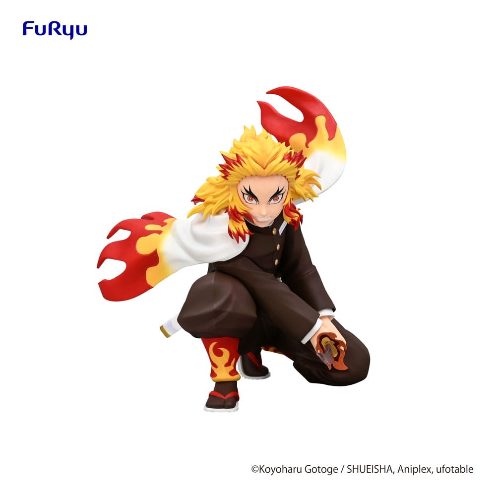 Demon Slayer: Kimetsu no Yaiba statuette PVC Noodle Stopper Rengoku Kyojuro Battle Ver. 10 cm
