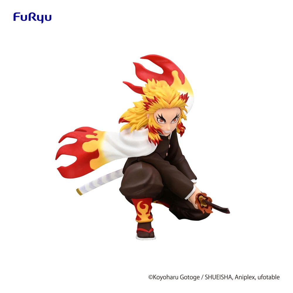 Demon Slayer: Kimetsu no Yaiba statuette PVC Noodle Stopper Rengoku Kyojuro Battle Ver. 10 cm