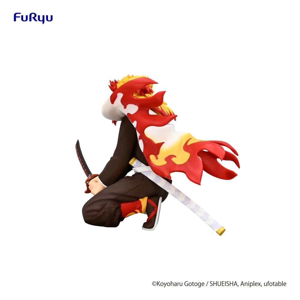 Demon Slayer: Kimetsu no Yaiba statuette PVC Noodle Stopper Rengoku Kyojuro Battle Ver. 10 cm
