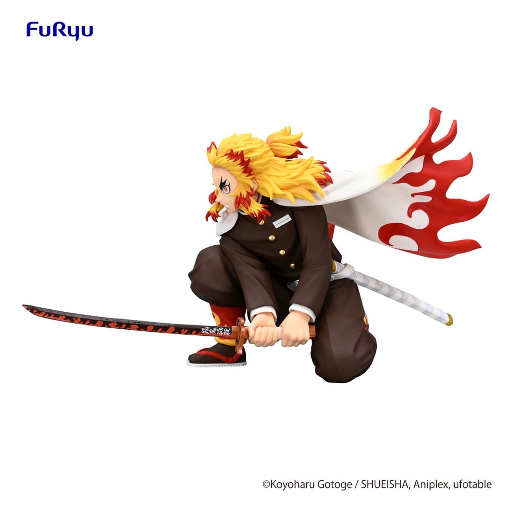 Demon Slayer: Kimetsu no Yaiba statuette PVC Noodle Stopper Rengoku Kyojuro Battle Ver. 10 cm