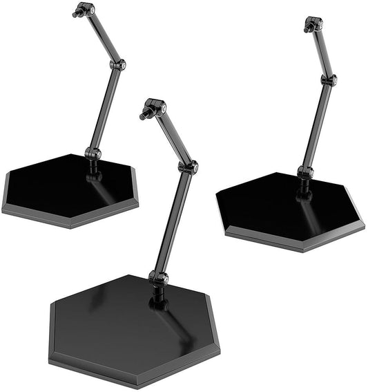 The Simple Stand Mini Nendoroid More pack 3 socles pour mini figurines Black Hex Type