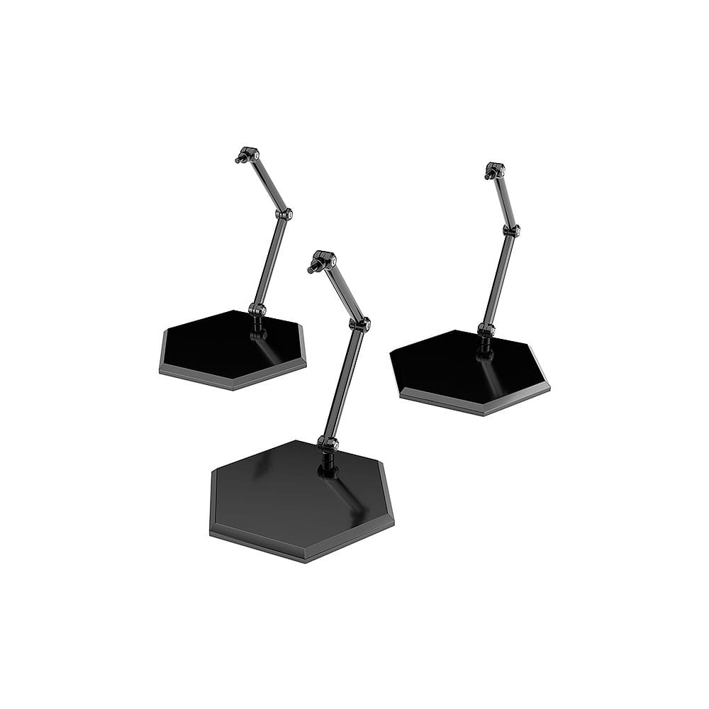 The Simple Stand Mini Nendoroid More pack 3 socles pour mini figurines Black Hex Type