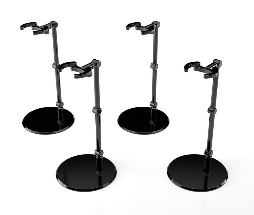 The Simple Stand Mini Nendoroid More pack 4 socles pour mini figurines mini Black
