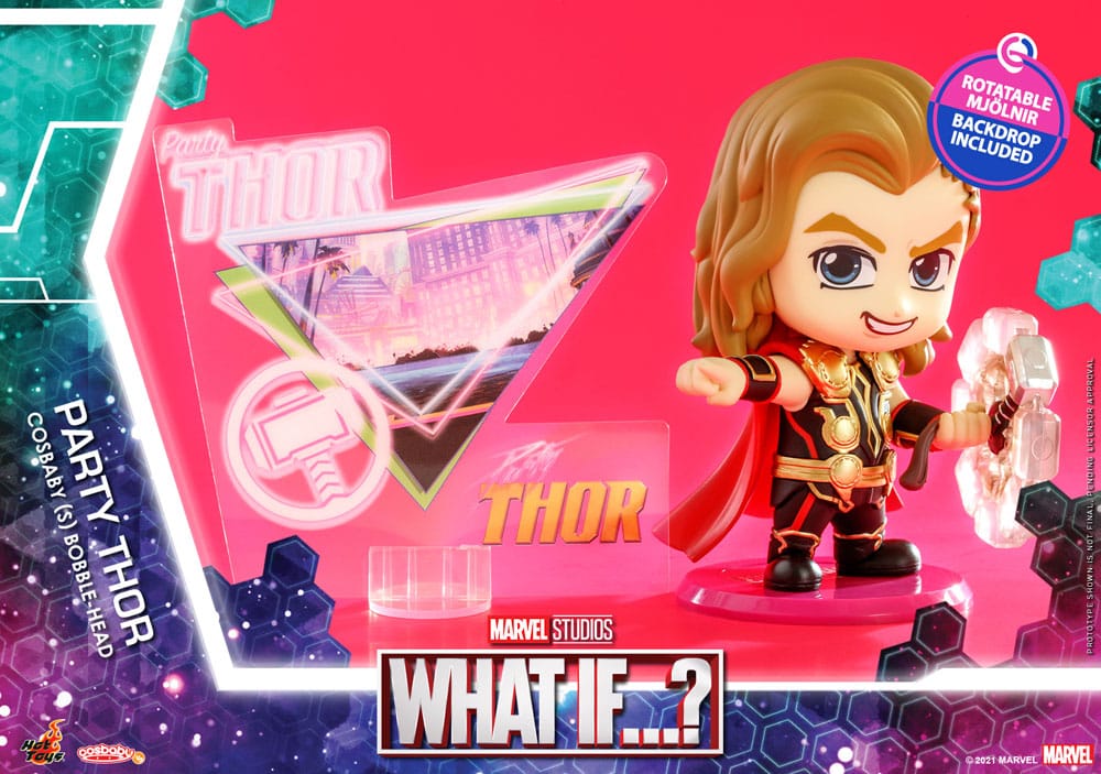 What If...? Cosbaby (S) Minifigur Party Thor 10 cm