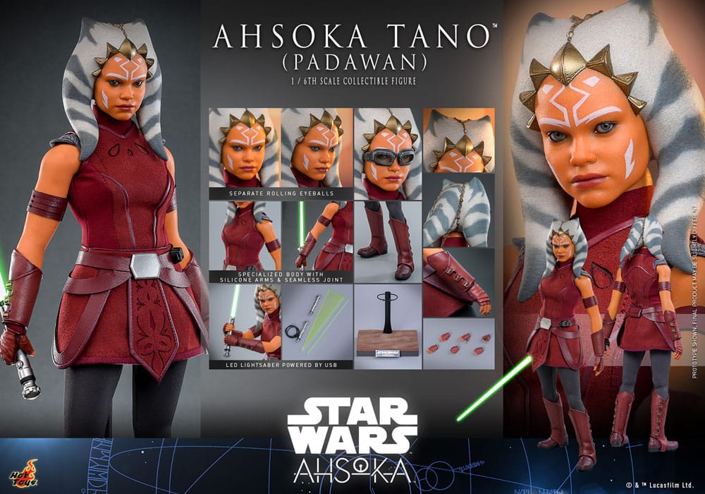 Star Wars: Ahsoka figurine 1/6 Ahsoka Tano (Padawan) 27 cm