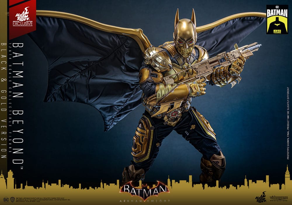 Batman: Arkham Knight figurine Videogame Masterpiece 1/6 Batman Beyond (Black & Gold Version) 32 cm
