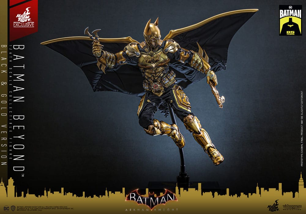 Batman: Arkham Knight figurine Videogame Masterpiece 1/6 Batman Beyond (Black & Gold Version) 32 cm