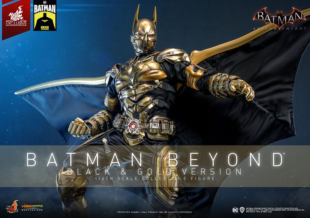 Batman: Arkham Knight figurine Videogame Masterpiece 1/6 Batman Beyond (Black & Gold Version) 32 cm