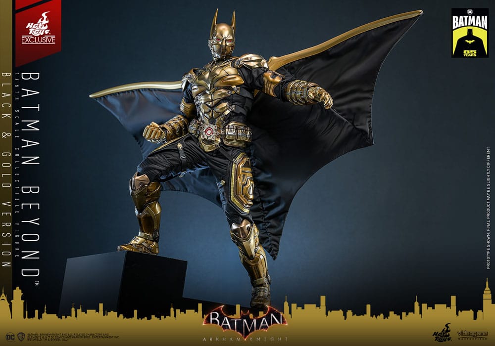 Batman: Arkham Knight figurine Videogame Masterpiece 1/6 Batman Beyond (Black & Gold Version) 32 cm