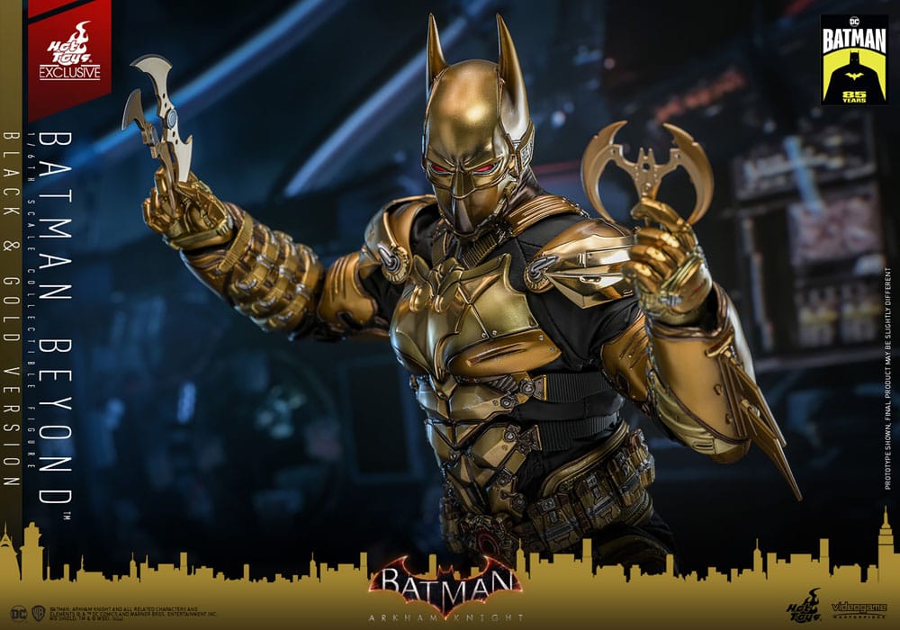 Batman: Arkham Knight figurine Videogame Masterpiece 1/6 Batman Beyond (Black & Gold Version) 32 cm