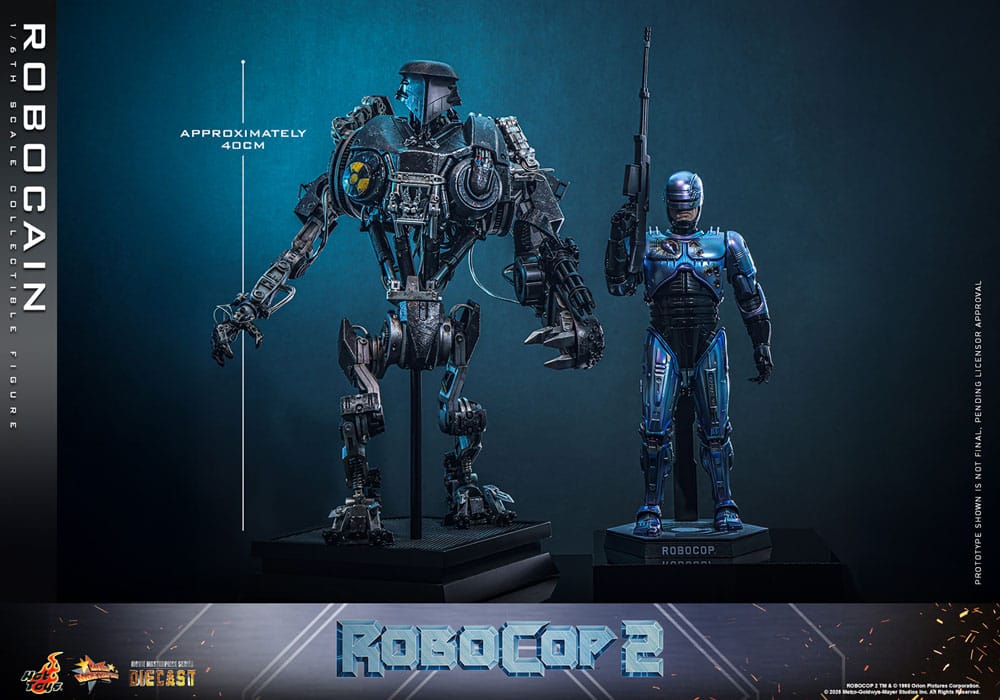 RoboCop 2 Movie Masterpiece Diecast 1/6 RoboCain 40 cm