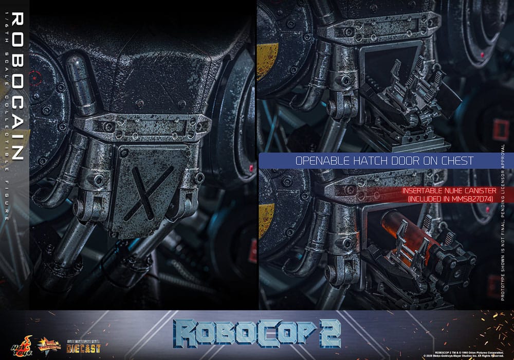 RoboCop 2 Movie Masterpiece Diecast 1/6 RoboCain 40 cm