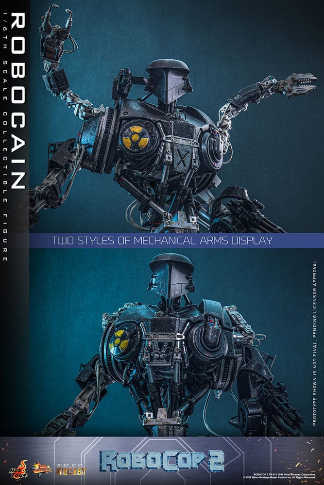 RoboCop 2 Movie Masterpiece Diecast 1/6 RoboCain 40 cm