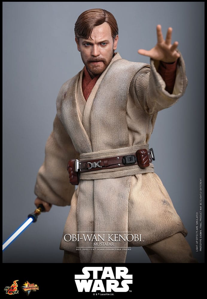 Star Wars, épisode III : La Revanche des Sith figurine Movie Masterpiece 1/6 Obi-Wan Kenobi (Mustafar) 31 cm