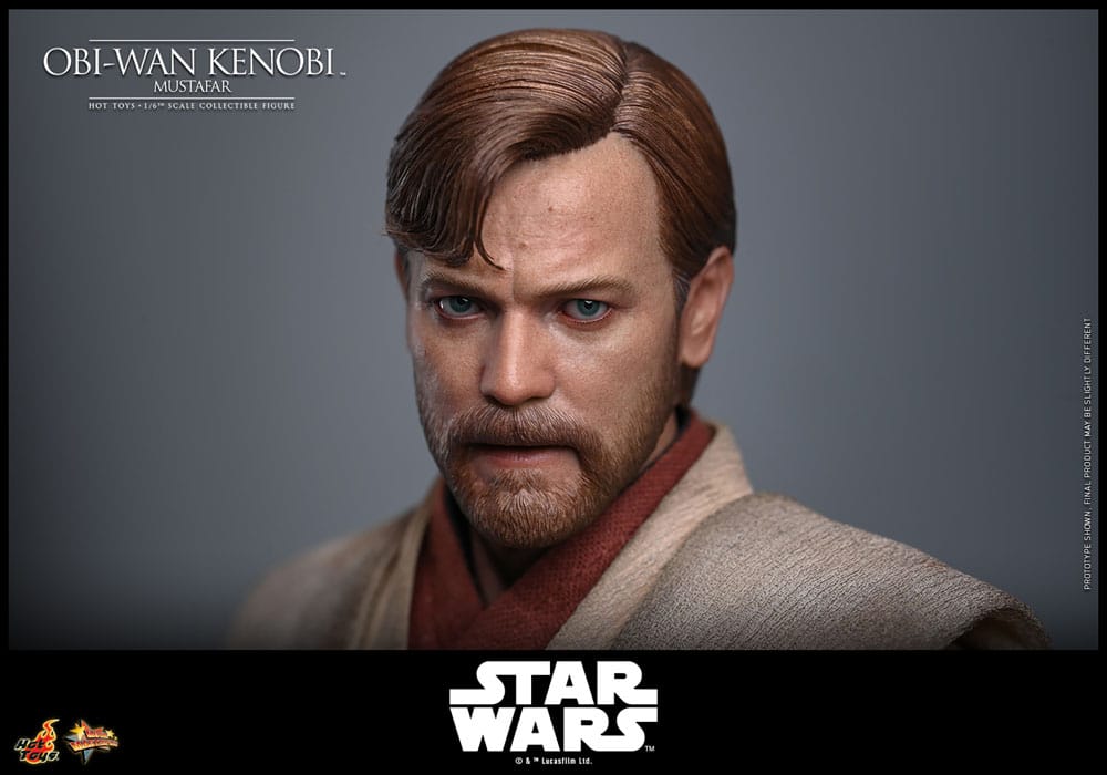 Star Wars, épisode III : La Revanche des Sith figurine Movie Masterpiece 1/6 Obi-Wan Kenobi (Mustafar) 31 cm