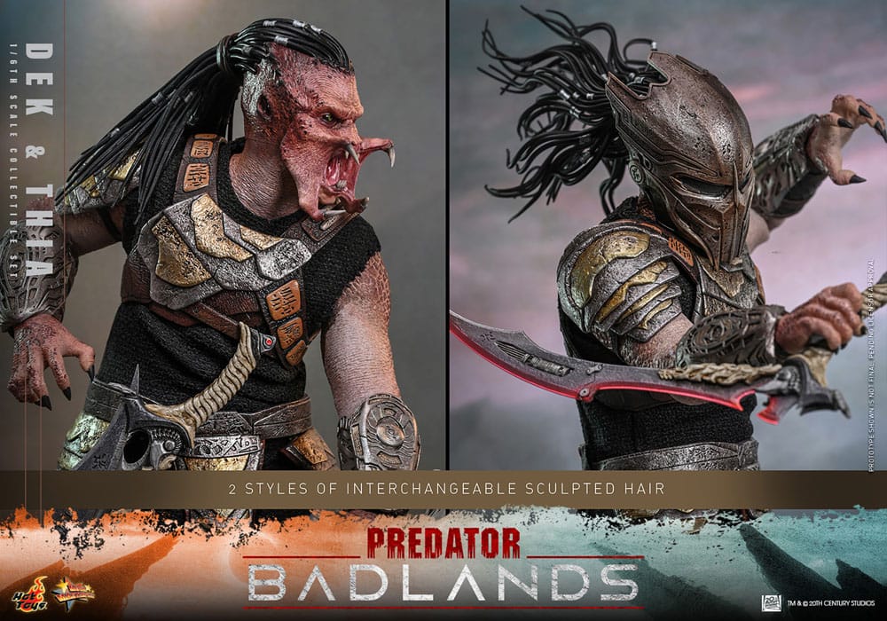 Predator: Badlands figurine Movie Masterpiece 1/6 Dek & Thia 30 cm