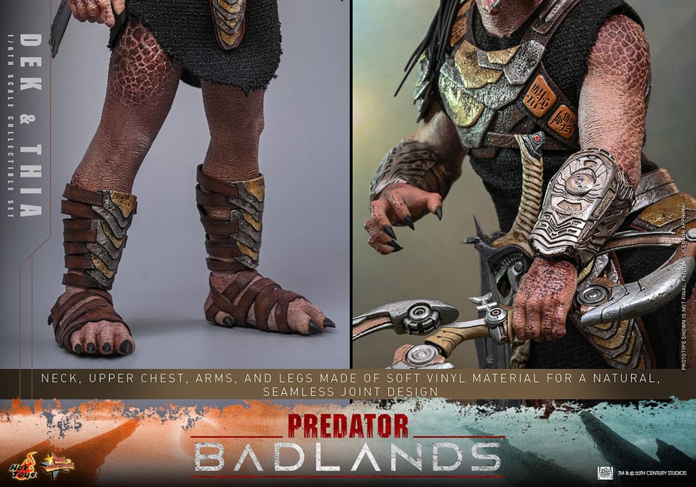 Predator: Badlands figurine Movie Masterpiece 1/6 Dek & Thia 30 cm