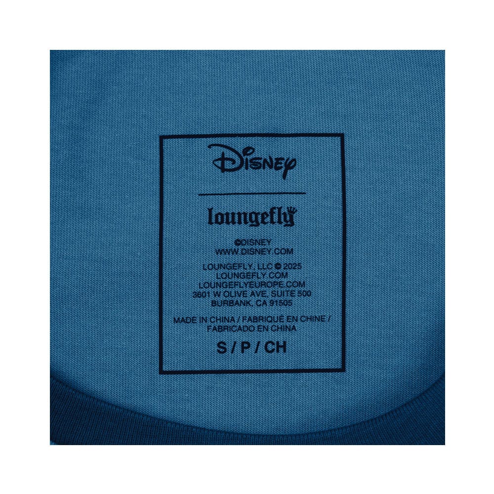 Pinocchio by Loungefly Tee T-Shirt Unisexe Blue Fairy Shirred Raglan (M)