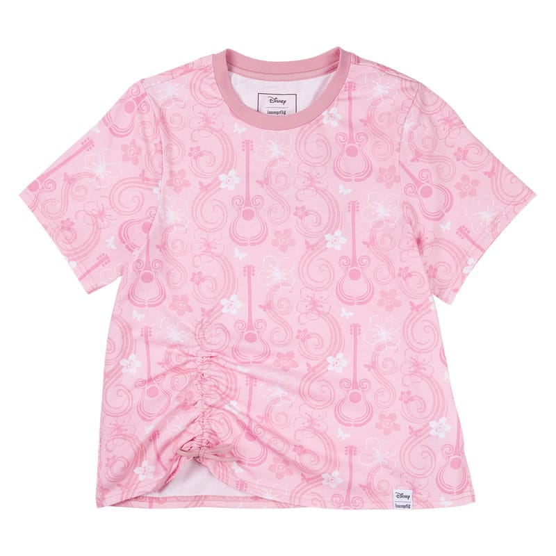 Disney by Loungefly Tee T-Shirt Unisexe Hannah Montana Shirred Hem (L)