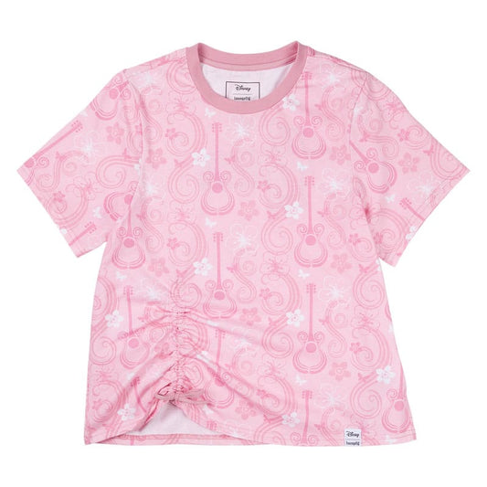 Disney by Loungefly Tee T-Shirt Unisexe Hannah Montana Shirred Hem (S)